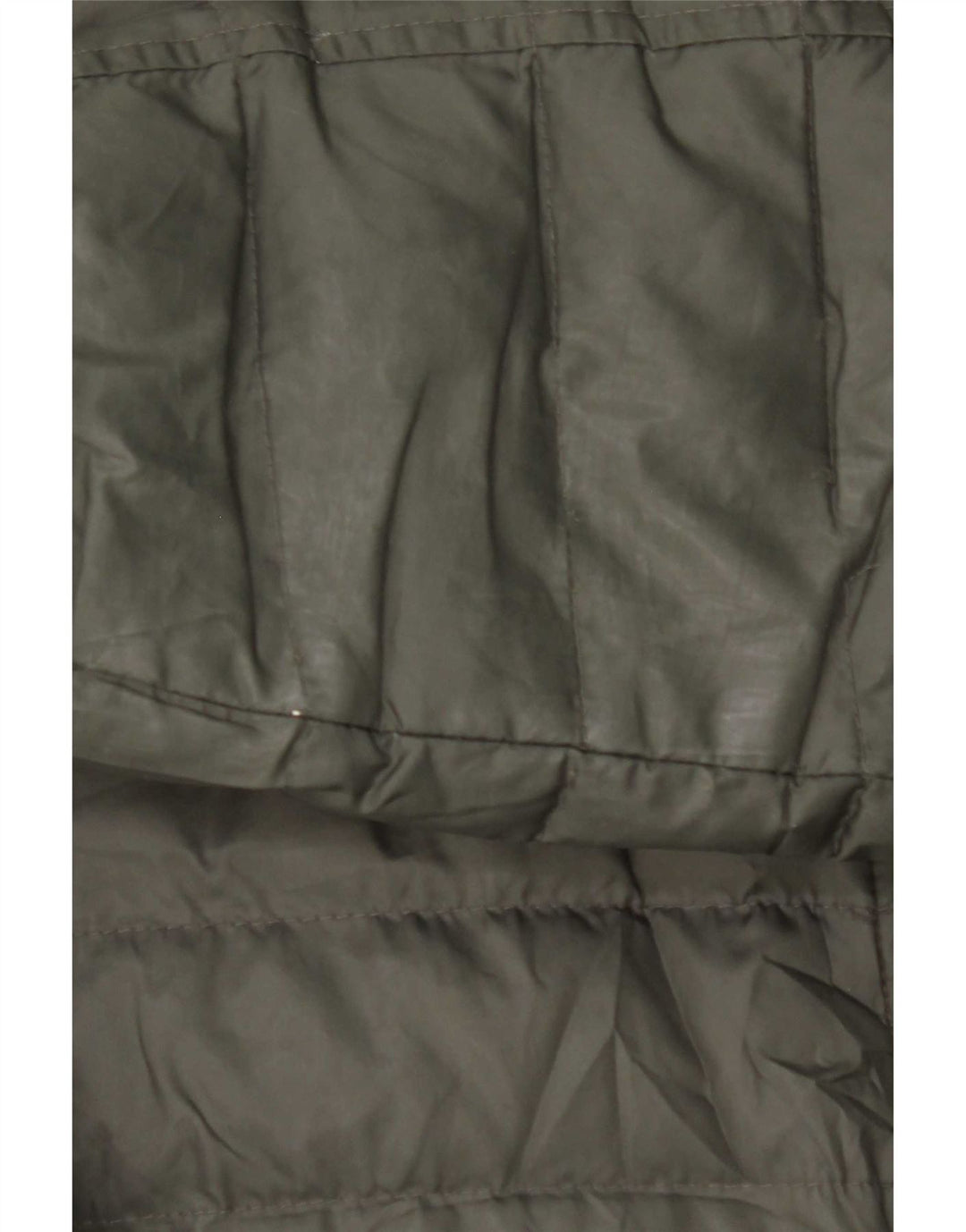 Jaqueta acolchoada masculina Massimo Dutti UK 40 poliéster cáqui grande