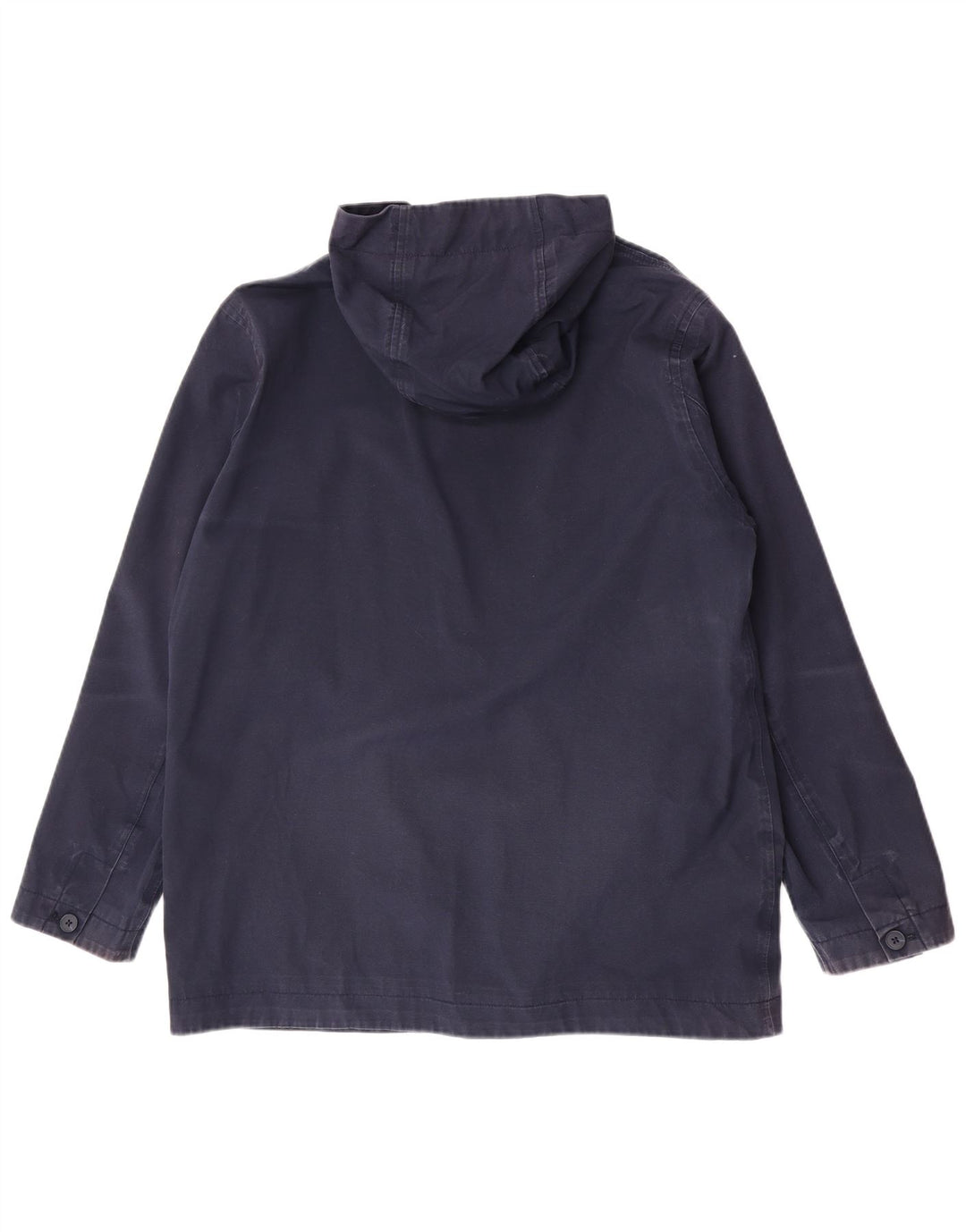 Jaqueta utilitária masculina com capuz Seasalt Cornwall Reino Unido 38 algodão azul marinho médio