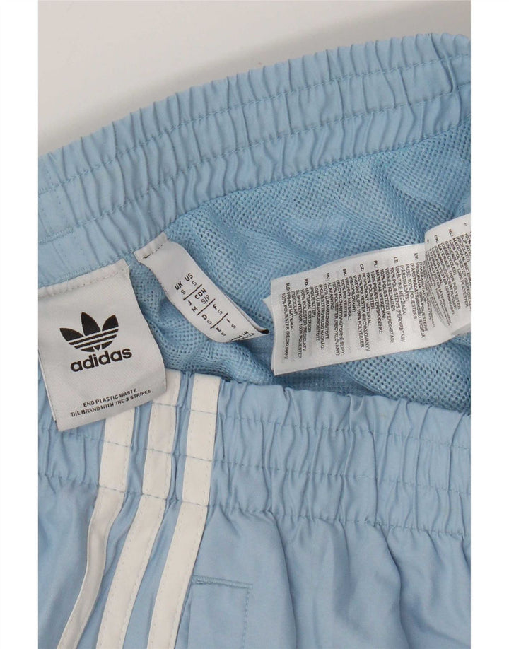 Shorts de natação masculino Adidas pequeno azul poliéster