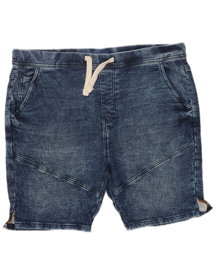 Shorts jeans masculino Zara XL W38 azul algodão