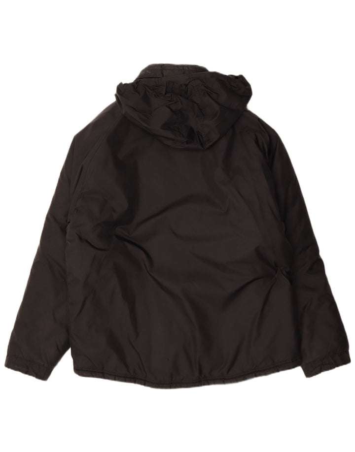 Jaqueta masculina acolchoada com capuz Kappa UK 40 grande poliamida preta