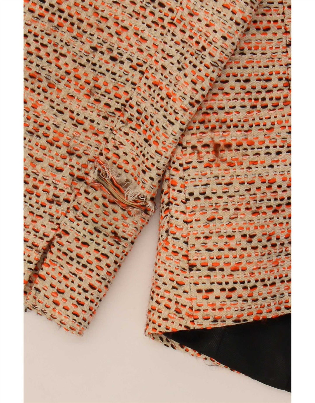 L.K. Conjunto feminino de 2 peças de manga 3/4 Bennett Reino Unido 10 pequeno laranja manchado