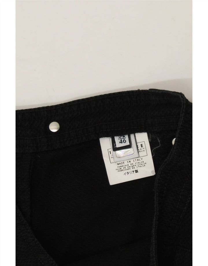 DOLCE & GABBANA Womens Straight Capri Trousers W32 L19  Black Cotton Vintage Dolce & Gabbana and Second-Hand Dolce & Gabbana from Messina Hembry 