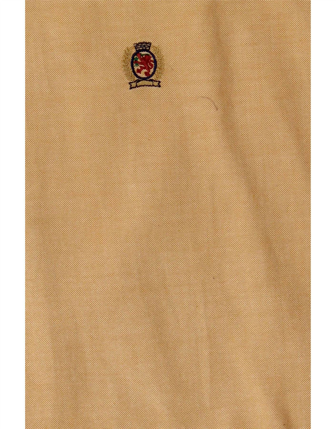 Camisa masculina Tommy Hilfiger grande algodão amarelo