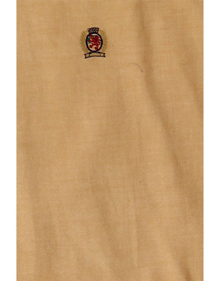 Camisa masculina Tommy Hilfiger grande algodão amarelo