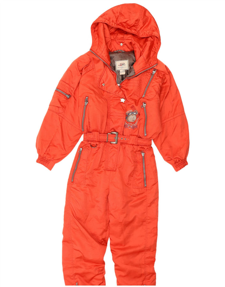 Macacão de esqui feminino Silvy com capuz e ajuste solto IT 44 médio vermelho inverno