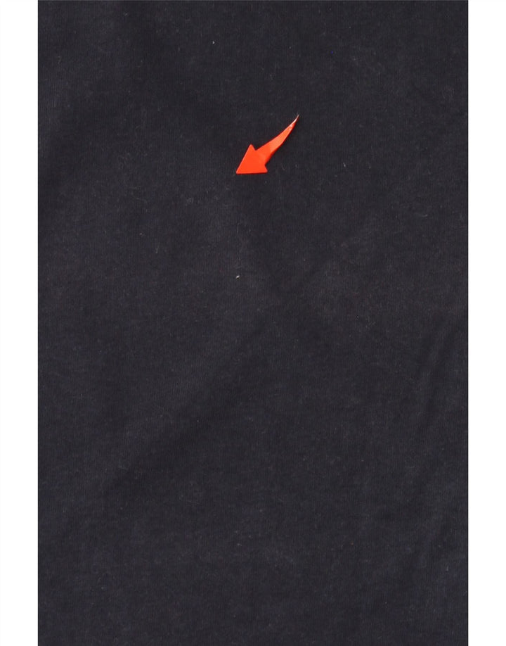 US Polo Assn. Top masculino manga comprida XL azul marinho algodão