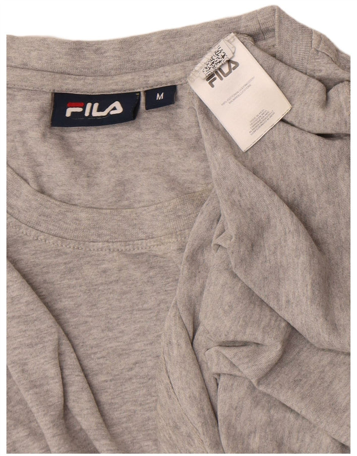 Camiseta masculina Fila Graphic cinza médio