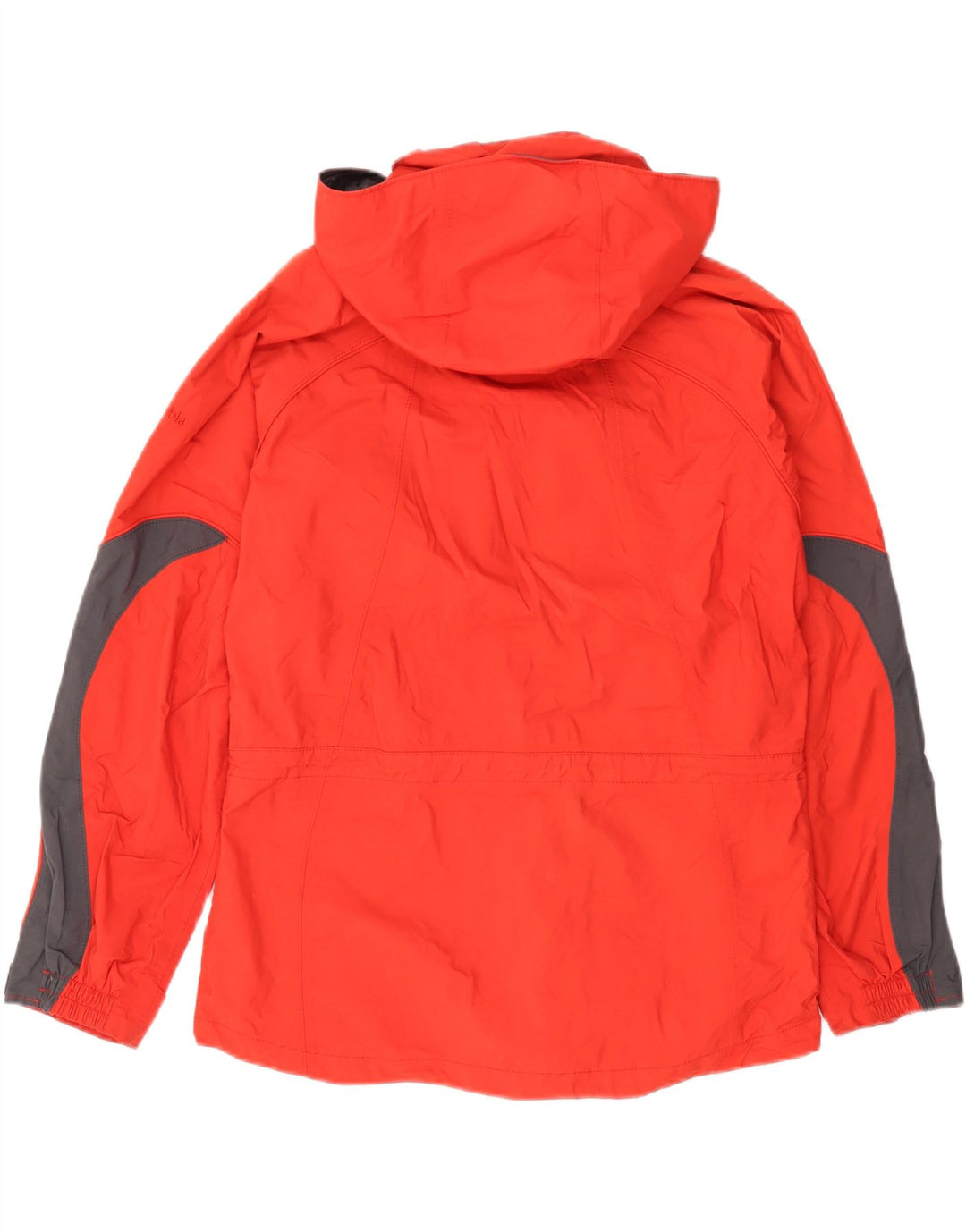 Jaqueta corta-vento Columbia feminina Interchange UK 16 grande bloco colorido vermelho