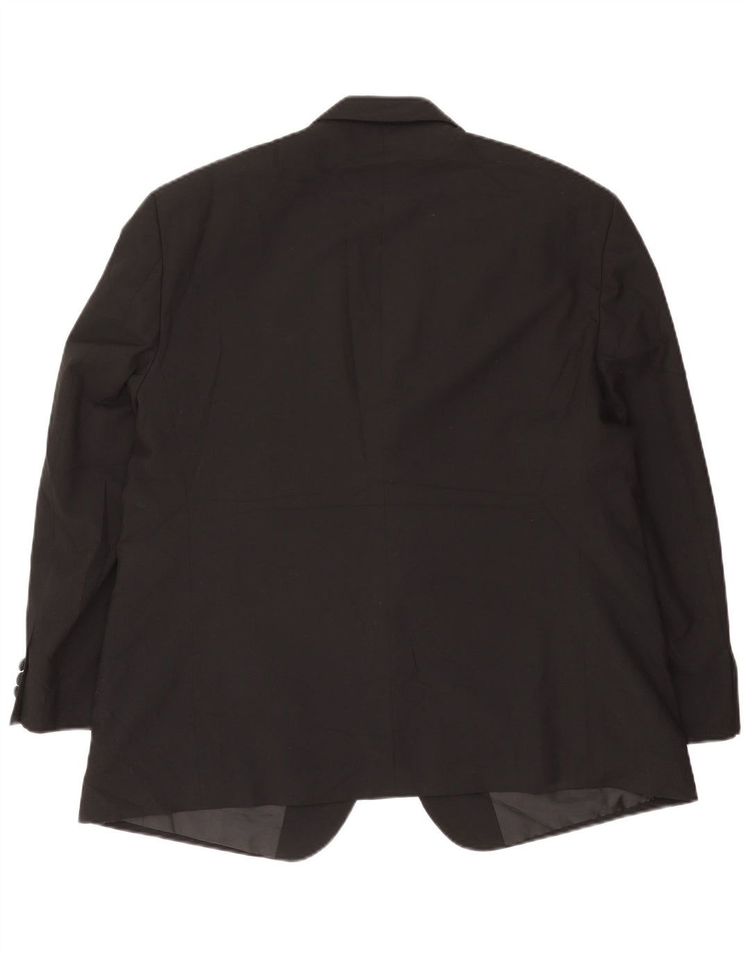 Jaqueta blazer masculina Marks & Spencer curta de 2 botões Reino Unido 40 grande preta