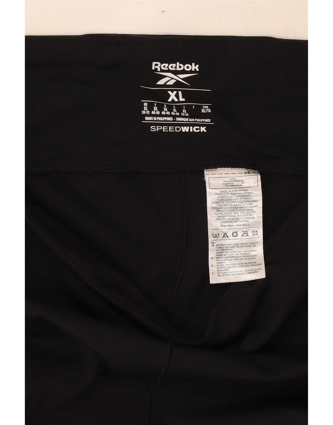 Leggings Reebok Crop Mulher 20/22 XL Preto