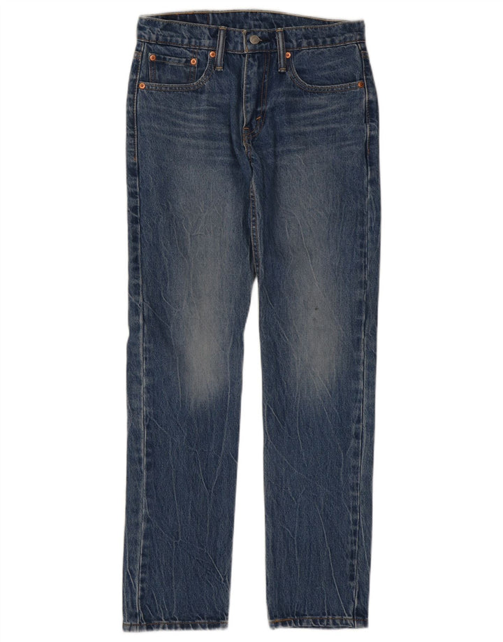 LEVI'S Masculino 502 Tapered Jeans W28 L32 Azul Algodão