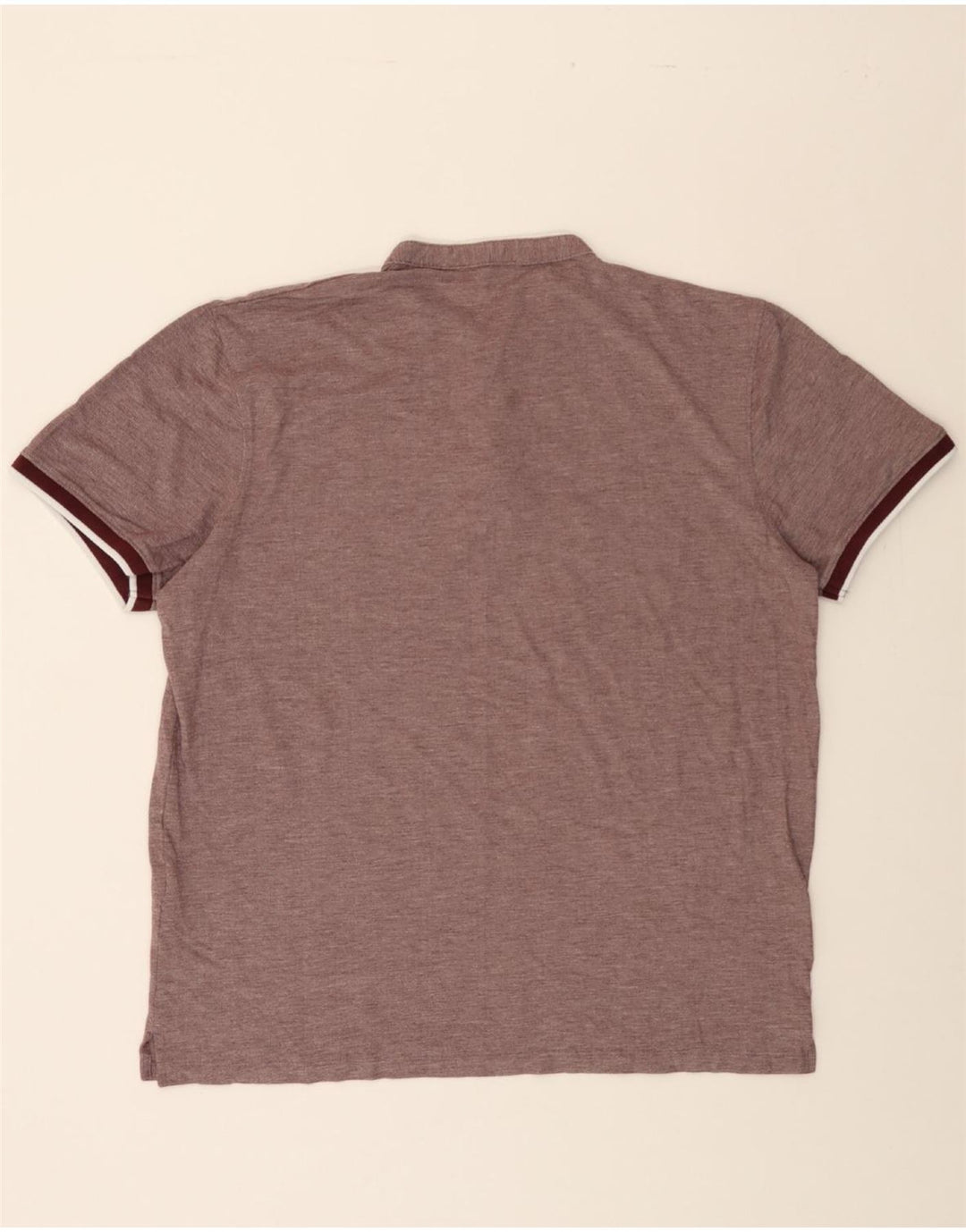JACK & JONES Mens T-Shirt Top 2XL Burgundy Cotton Vintage Jack & Jones and Second-Hand Jack & Jones from Messina Hembry 