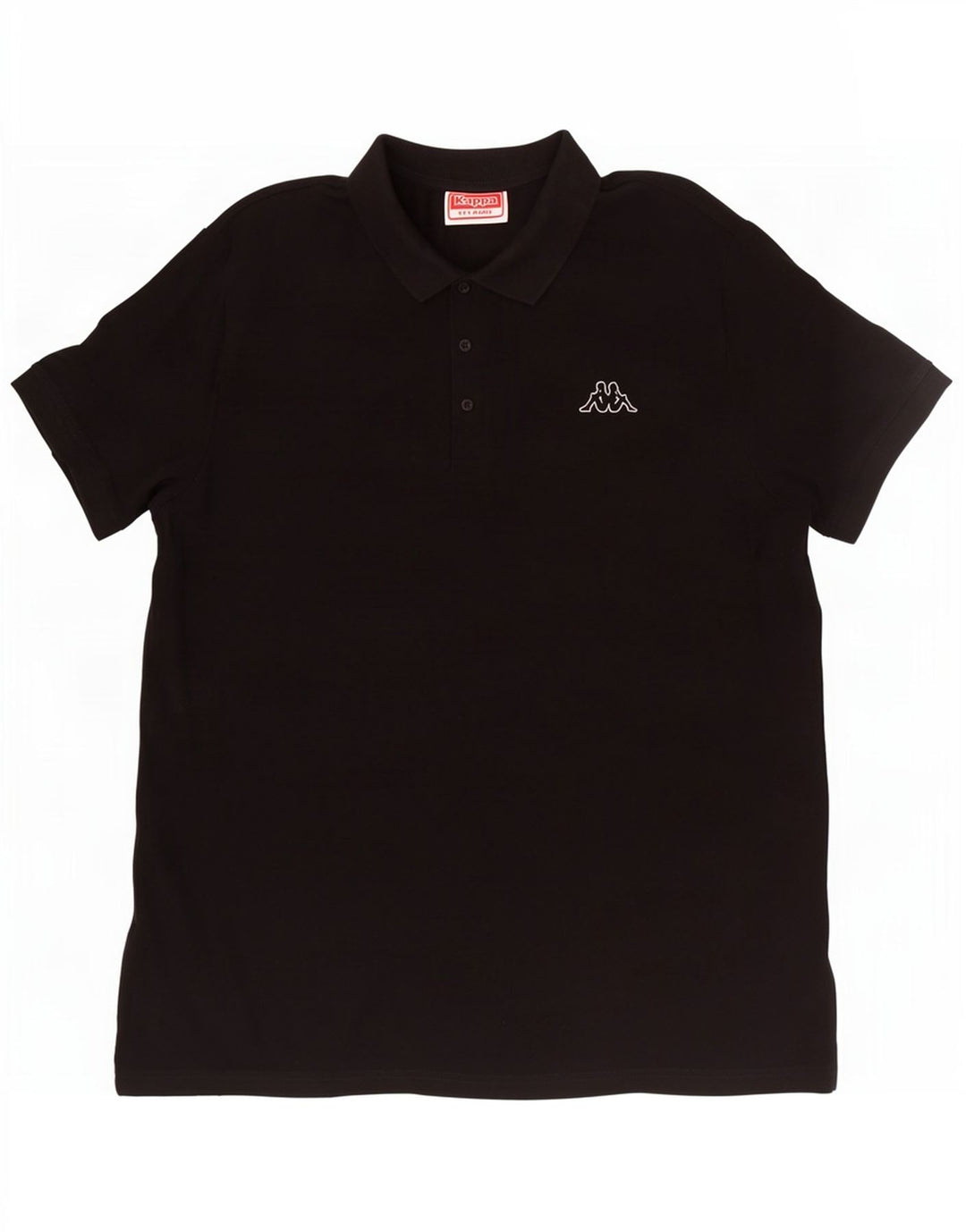 Camisa polo masculina Kappa 2XL algodão preto