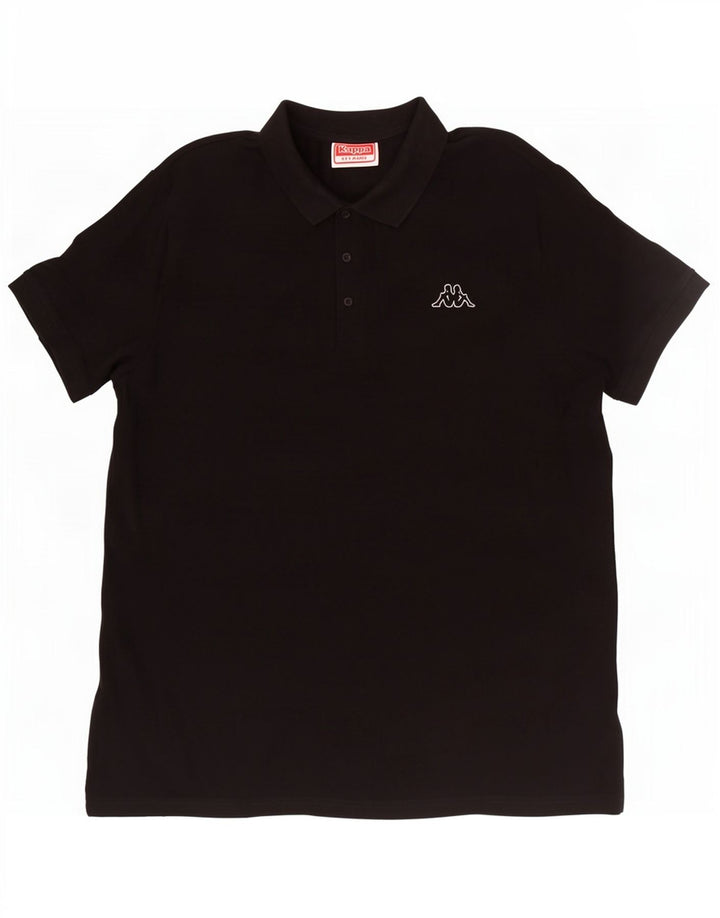 Camisa polo masculina Kappa 2XL algodão preto