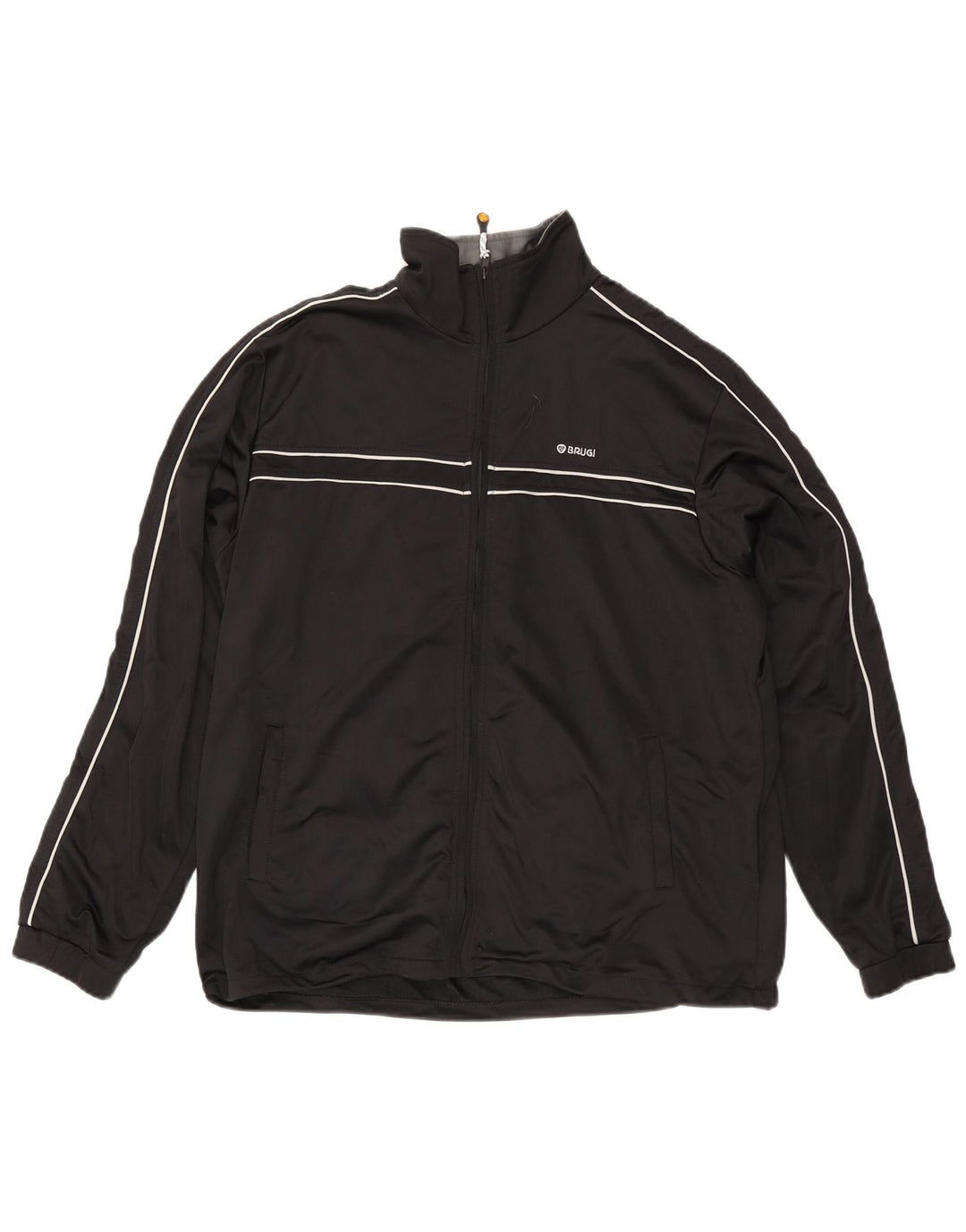 Brugi Mens Treino Top Jaqueta XL Poliéster Preto