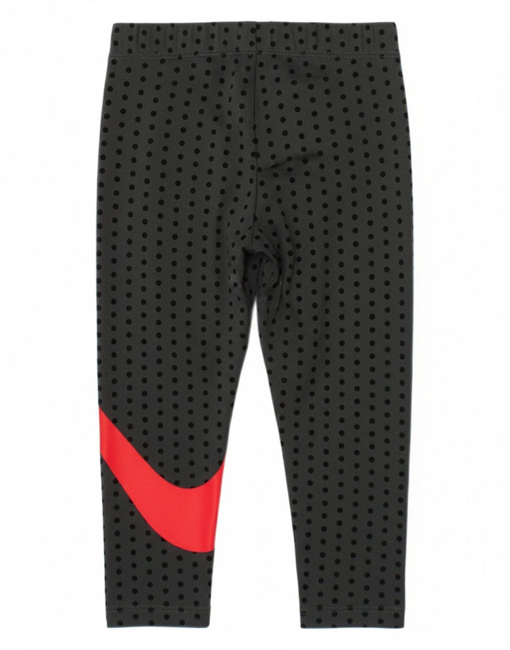 Leggings NIKE para meninas Dri Fit Graphic 12-18 meses cinza bolinhas