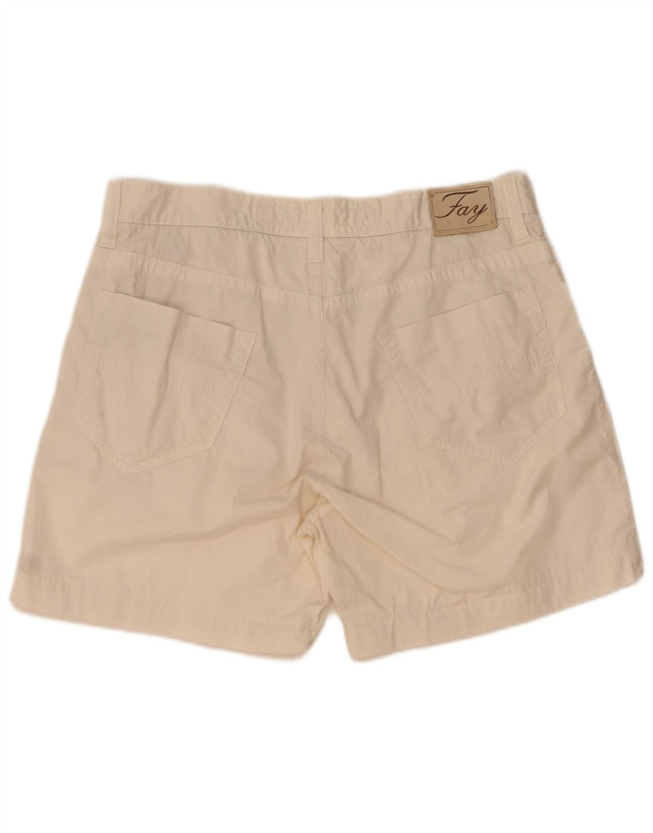 Shorts casuais masculinos Fay W38 XL algodão bege