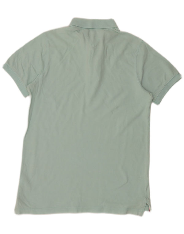 Camisa polo masculina Tommy Hilfiger grande algodão turquesa