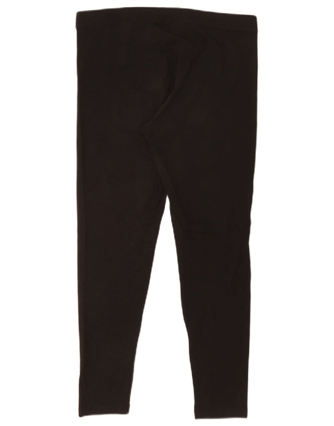 Leggings femininas Marks & Spencer Reino Unido 14 grande algodão preto