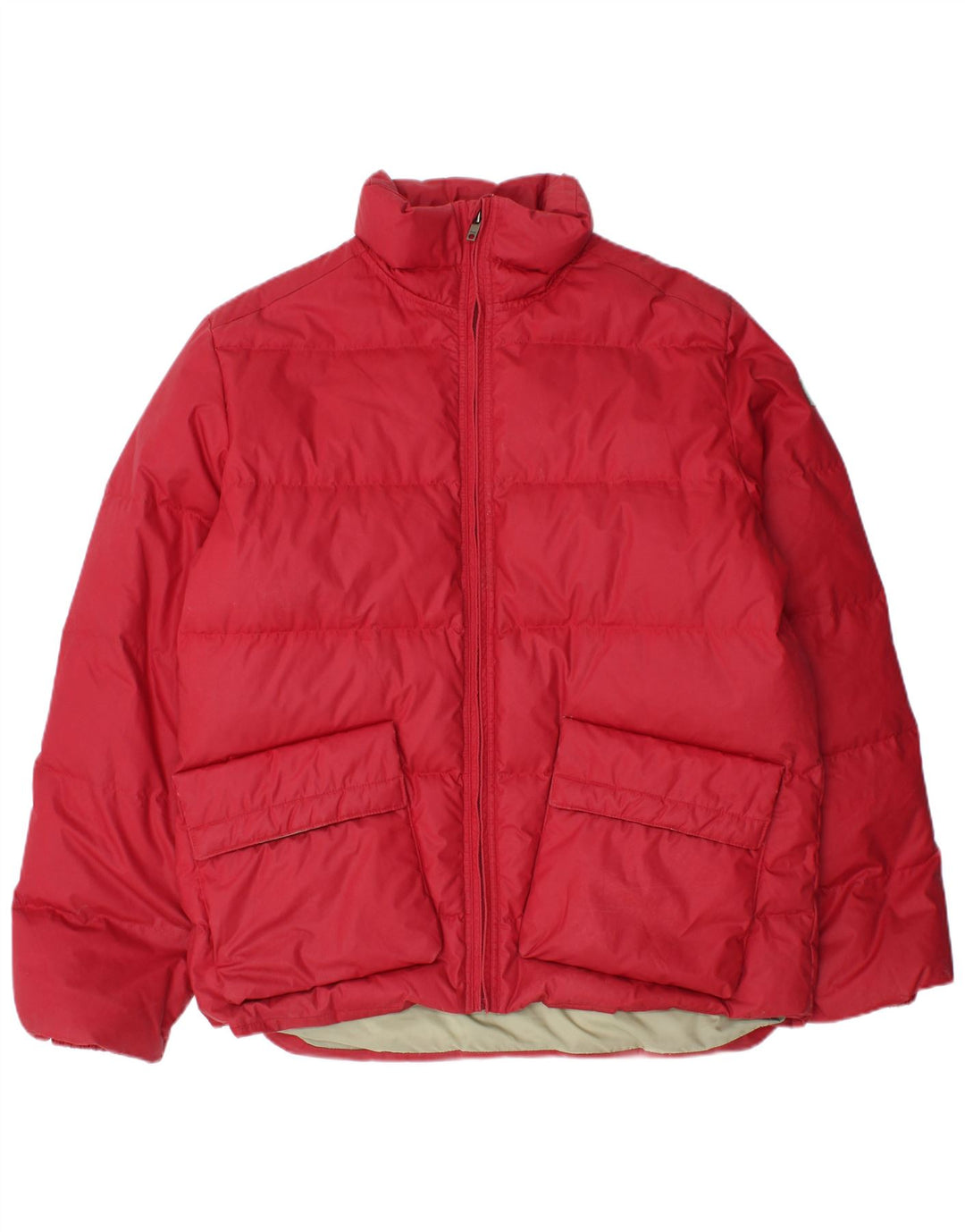Jaqueta acolchoada masculina Diesel UK 42 XL poliéster vermelho