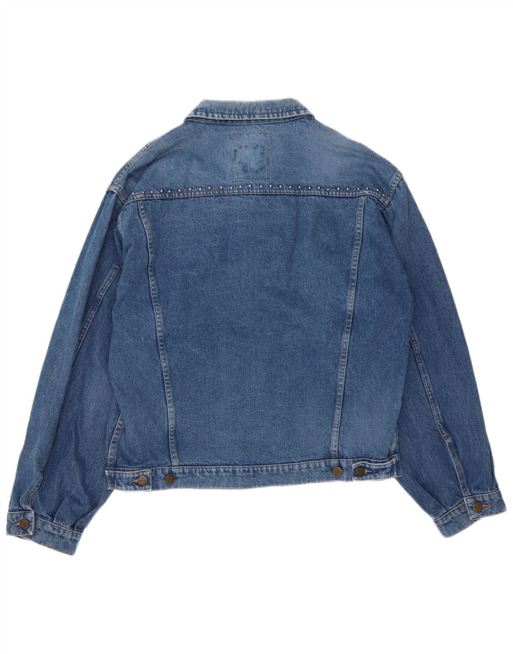 Jaqueta jeans feminina Pooh EU 44 XL algodão azul