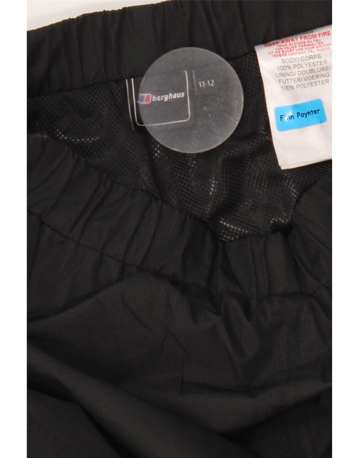 Calças impermeáveis Berghaus Boys 11-12 anos poliéster preto