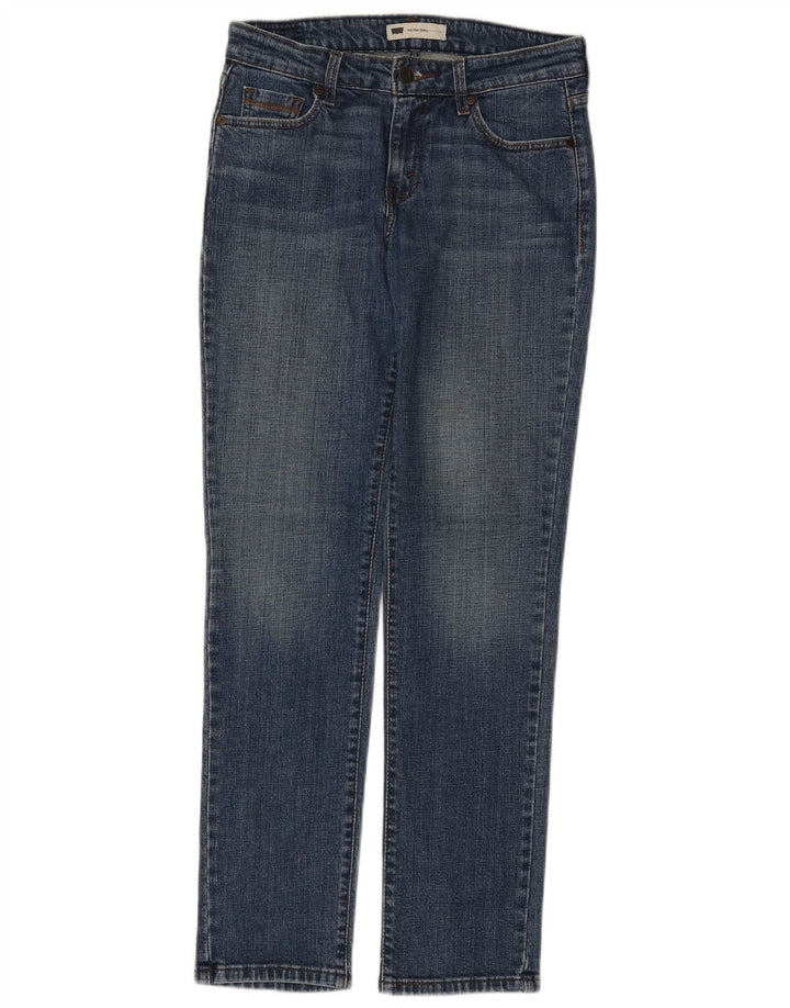 Jeans skinny feminino de cintura média LEVI'S US 8 médio W29 L32 algodão azul