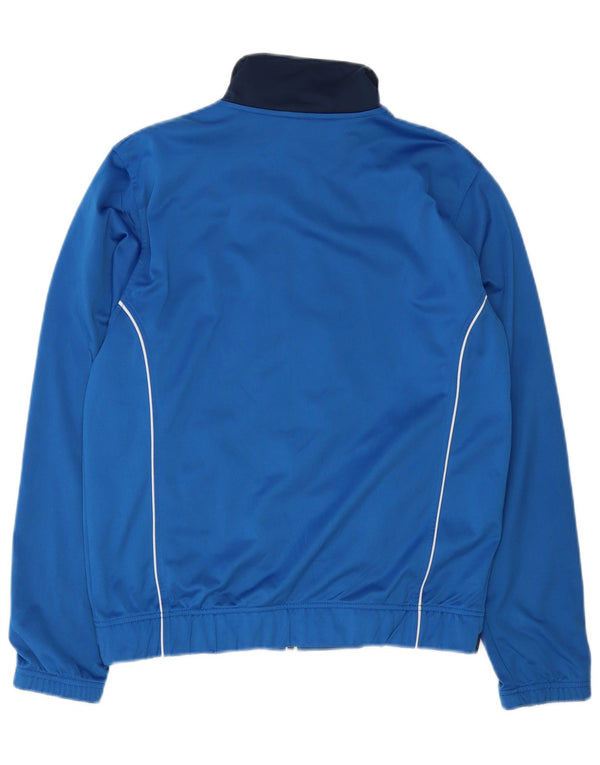 Asics Mens Tracksuit Top Jacket Pequeno Azul Colourblock Poliéster