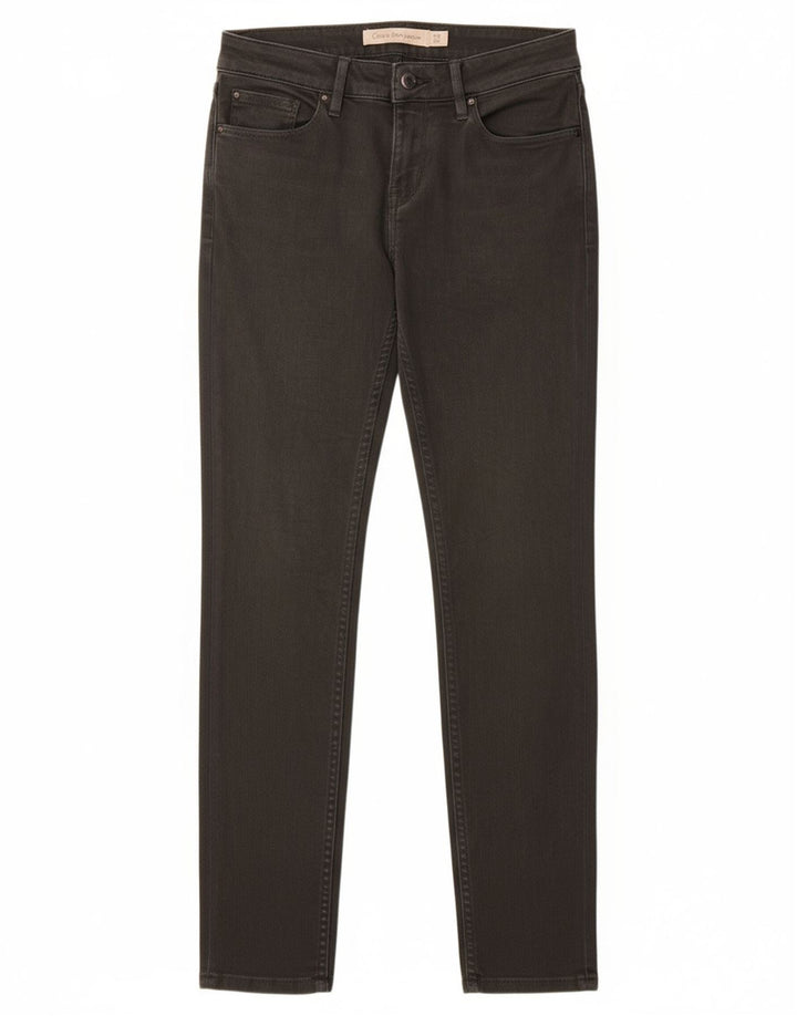 Calça Jeans Slim Feminina CALVIN KLEIN W28 L32 Algodão Cinza