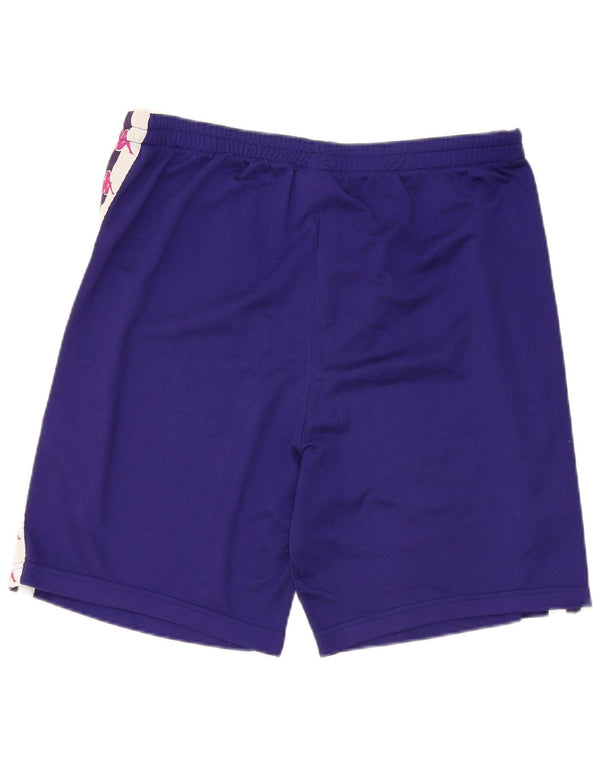 Kappa Mens Graphic Sport Shorts Grande Roxo Colourblock Poliéster