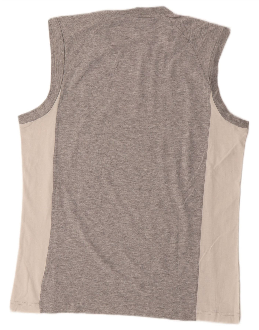 ADIDAS Mens Graphic Vest Top Medium Grey Colourblock