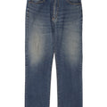 Charro Mens Straight Jeans IT 50 Grande W34 L31 Azul Algodão