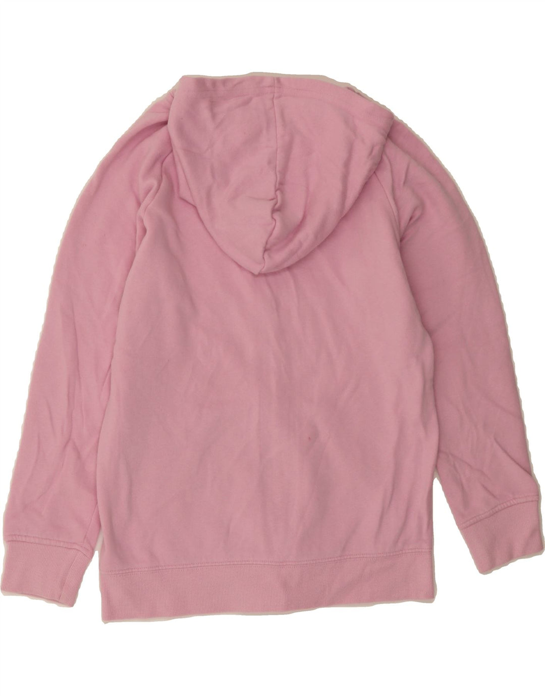 CHAMPION Girls Zip Hoodie Sweater 11-12 Years Large Pink Cotton Vintage Champion and Second-Hand Champion from Messina Hembry 