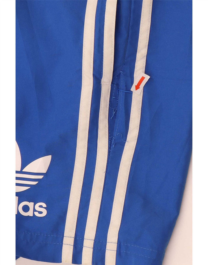 Shorts esportivos masculinos Adidas XL azul poliéster