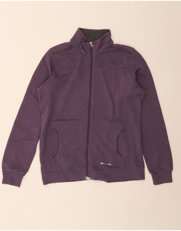 Jaqueta feminina Champion UK 14 algodão roxo médio