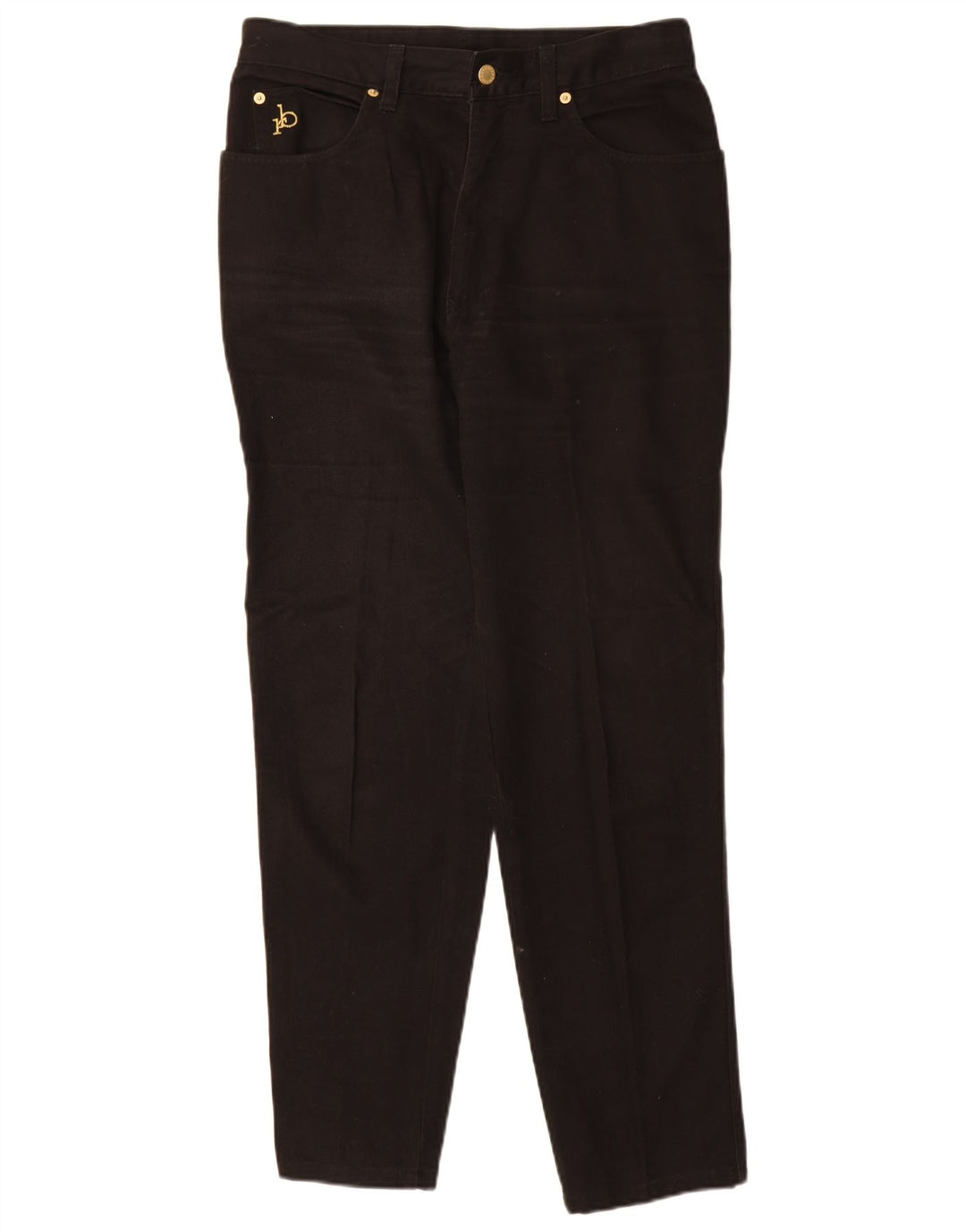 Calça jeans feminina Roccobarocco EU 40 médio W32 L30 preta