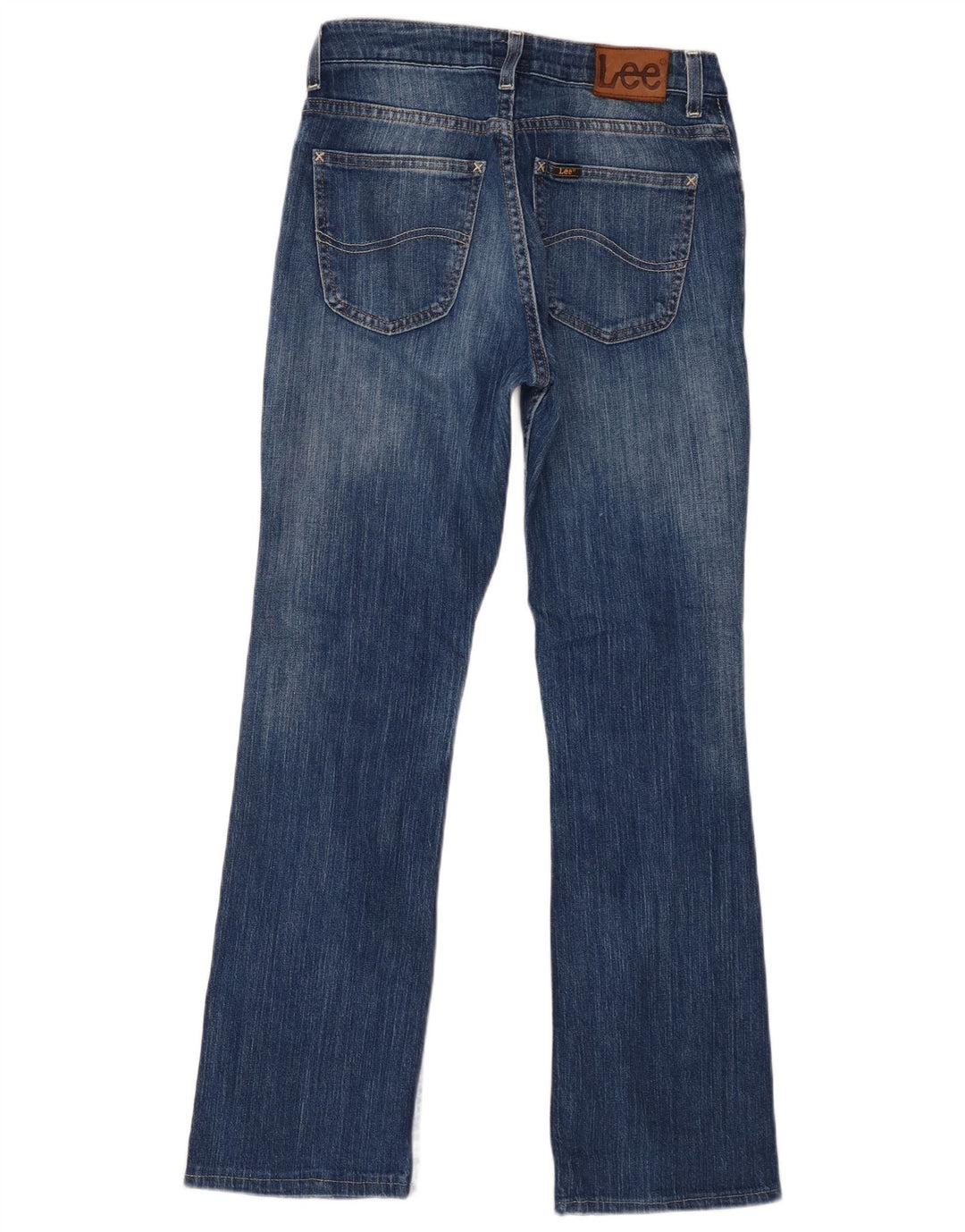Lee Mens Cameron Straight Jeans W30 L29 Azul Algodão