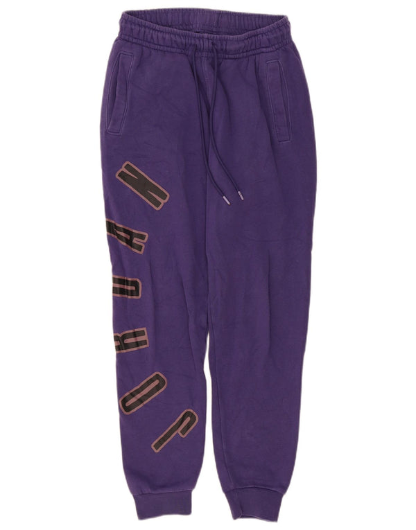 Jordan Mens Graphic Treino Calça Joggers XS Roxo Algodão
