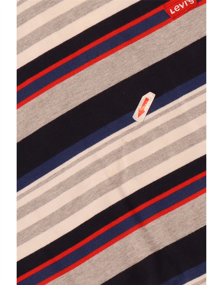 Levi's Moletom Masculino Jumper Pequeno Listrado Multicolorido