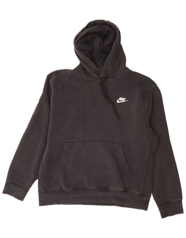 Nike Mens Hoodie Jumper Médio Algodão Preto