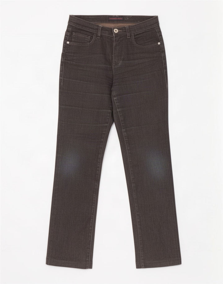 Jeans retos femininos Trussardi W28 L28 preto