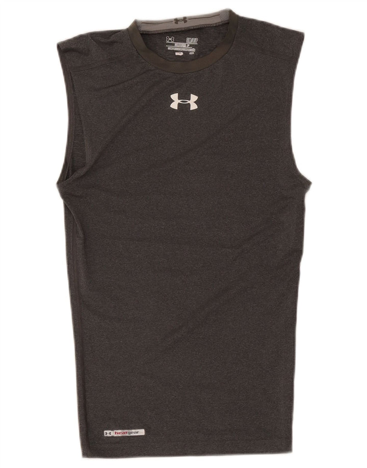Under Armour Masculino Heat Gear Vest Top Pequeno Cinza