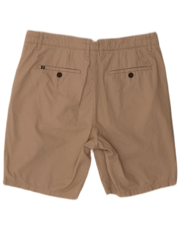 Crew Clothing Mens Chino Shorts W34 Grande Algodão Bege