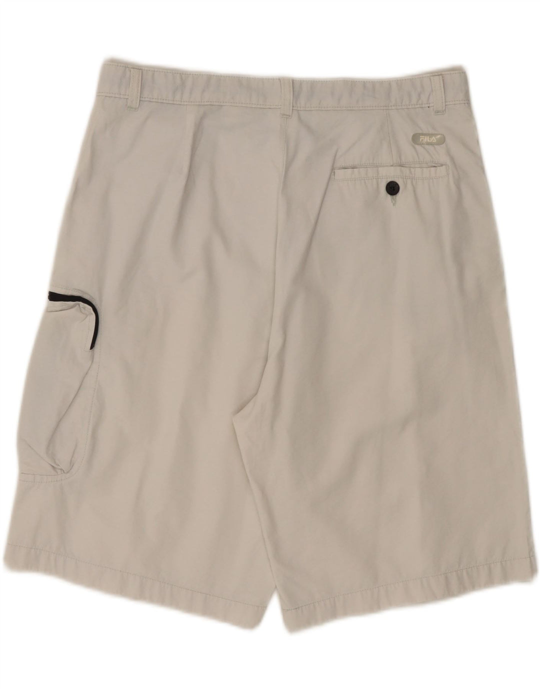 Fila Mens Cargo Shorts IT 50 Grande W32 Branco