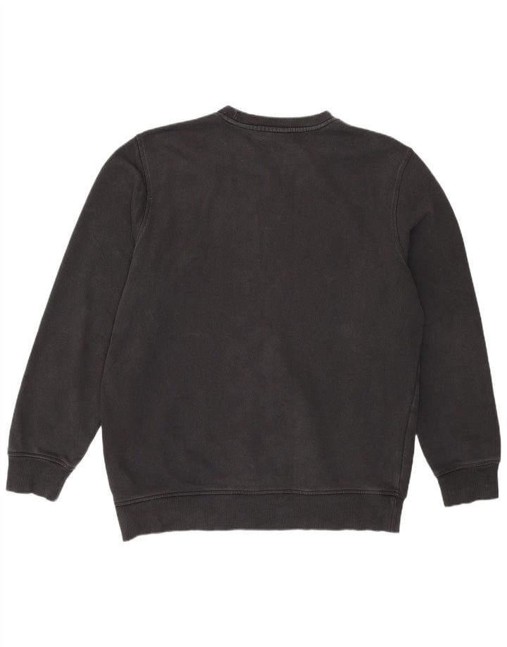 Reebok Mens Moletom Jumper Grande Algodão Preto