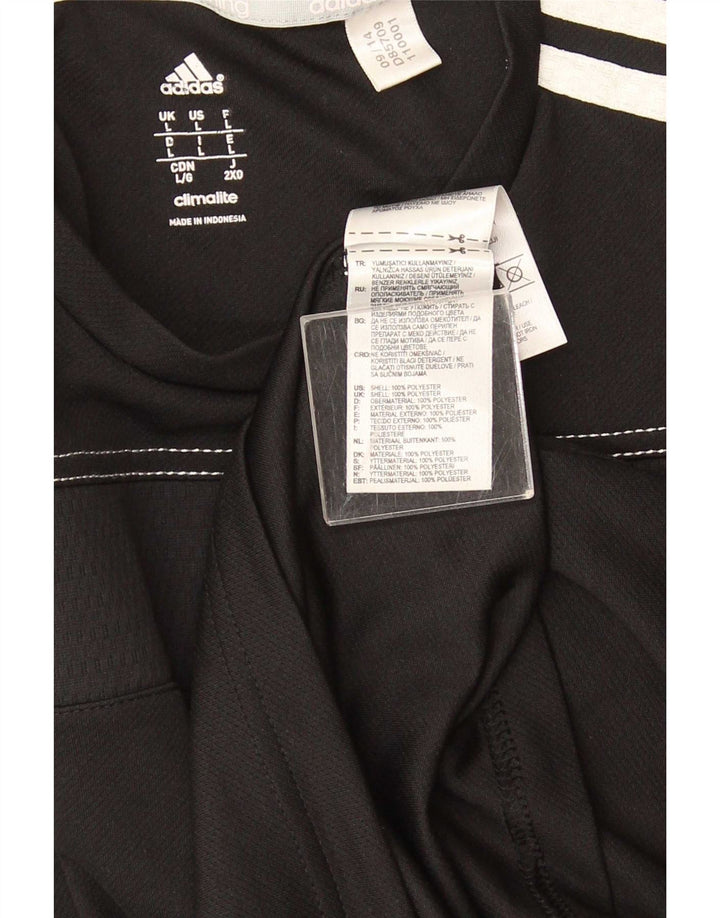 Adidas Mens Top Manga Longa Grande Poliéster Preto