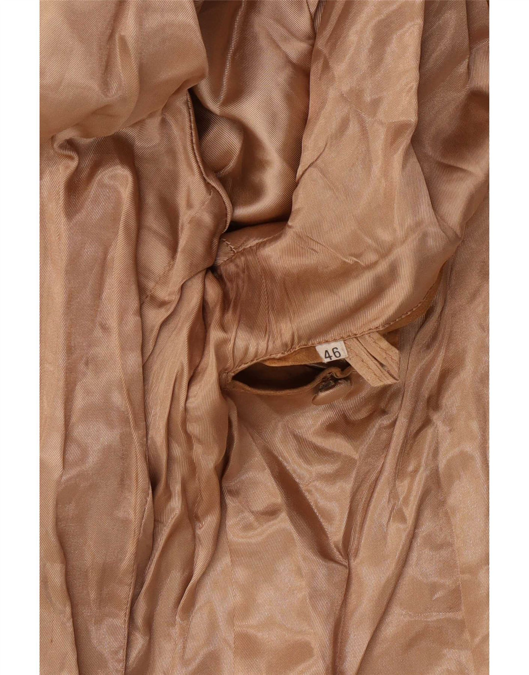 Jaqueta masculina vintage de camurça IT 46 pequena bege