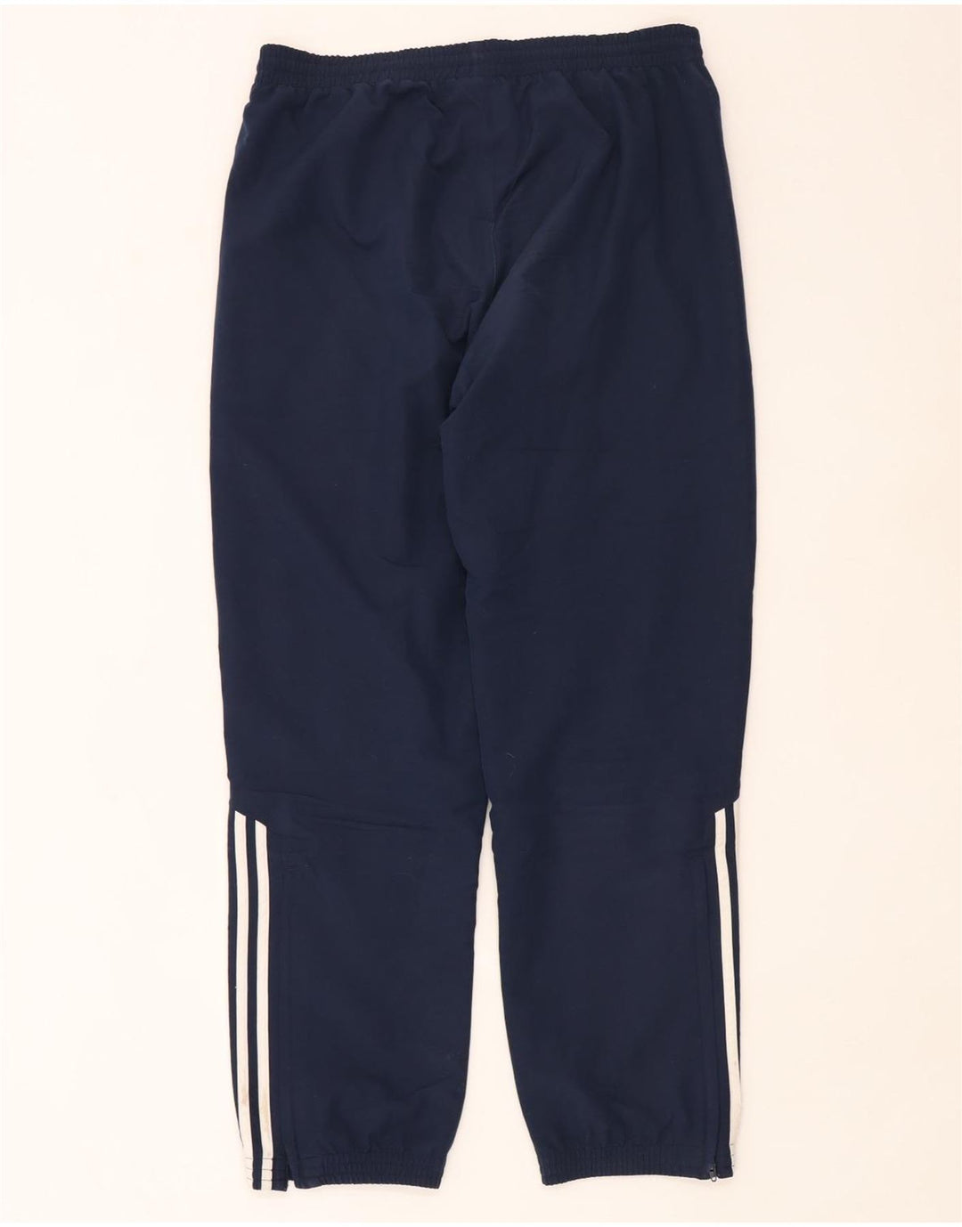 Calça de treino masculina Adidas Joggers grande poliéster azul marinho