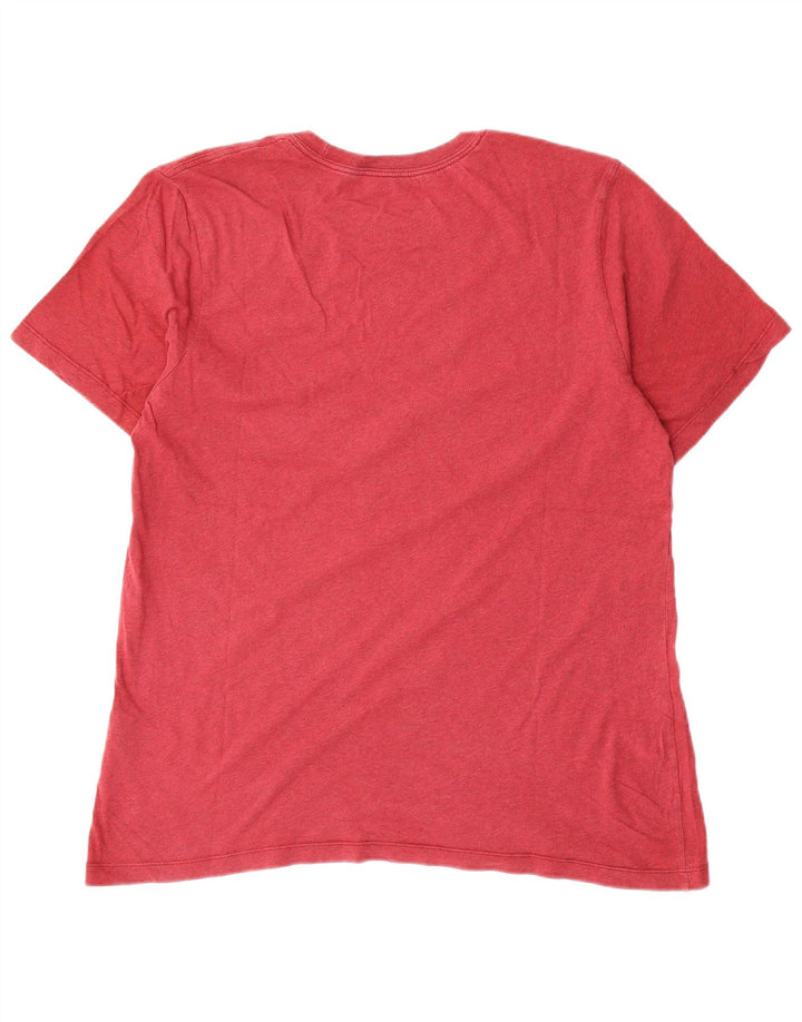 Camiseta masculina Nike grande algodão vermelho
